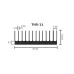 Aluminium Heat Sink - 200x97x33mm - 813 Grams - White - V1-THS-11-200-W Aluminium Heat Sink - 200x97x33mm - 813 Grams - White - V1-THS-11-200-W