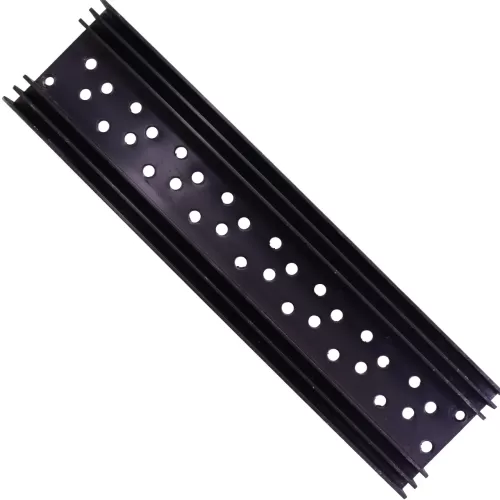 TO-3 Eight Transistor Aluminium Heat Sink - Black - G-THS-TO-3-8TR-B TO-3 Eight Transistor Aluminium Heat Sink - Black - G-THS-TO-3-8TR-B