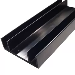 150mm x 60mm x 20mm Black Aluminium Heat Sink - 135 Grams - V1-THS-22-150-B 150mm x 60mm x 20mm Black Aluminium Heat Sink - 135 Grams - V1-THS-22-150-B