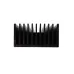 Aluminium Heat Sink - 150x53x28mm - 264 Grams - Black - V1-THS-72-150-B Aluminium Heat Sink - 150x53x28mm - 264 Grams - Black - V1-THS-72-150-B