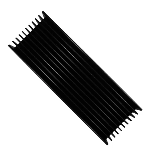 Aluminium Heat Sink - 150x53x28mm - 264 Grams - Black - V1-THS-72-150-B Aluminium Heat Sink - 150x53x28mm - 264 Grams - Black - V1-THS-72-150-B
