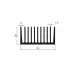 Aluminium Heat Sink - 150x53x28mm - 264 Grams - Black - V1-THS-72-150-B Aluminium Heat Sink - 150x53x28mm - 264 Grams - Black - V1-THS-72-150-B